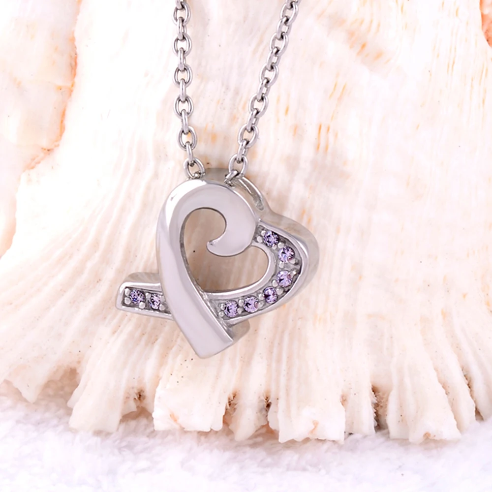 Лента сердце урны ожерелье памятные ювелирные изделия|locket pendant|memorial jewelryjewelry stainless