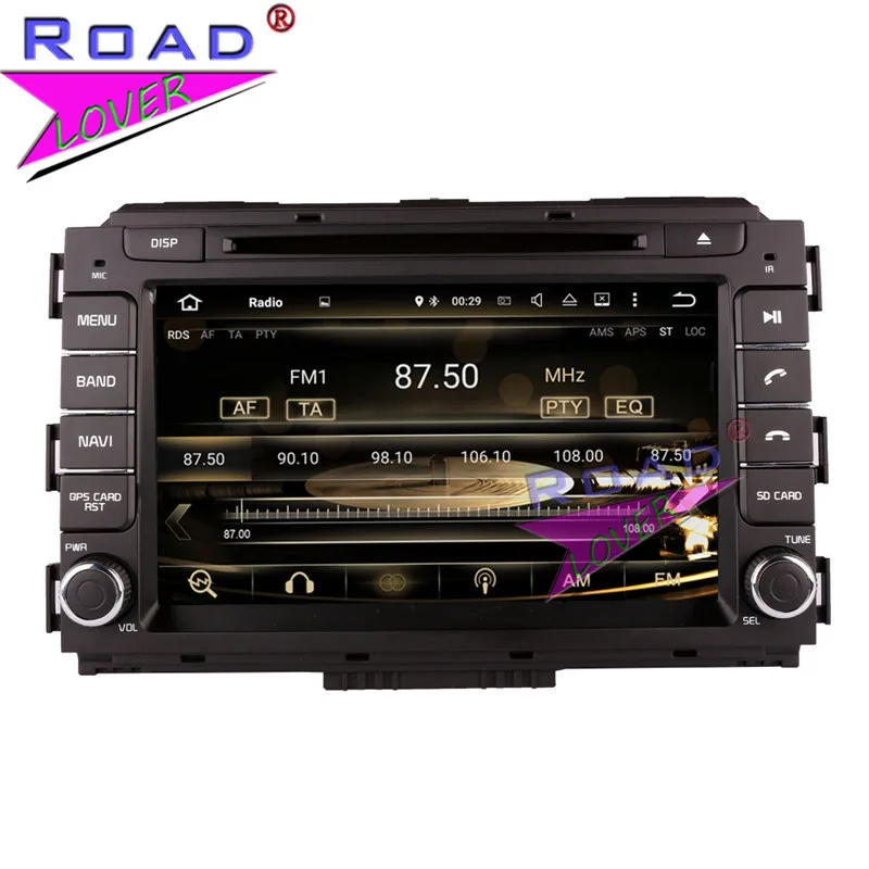 Roadlover Android 9 0 автомобильный мультимедийный DVD плеер радио для KIA Carnival Sedona 2015 стерео