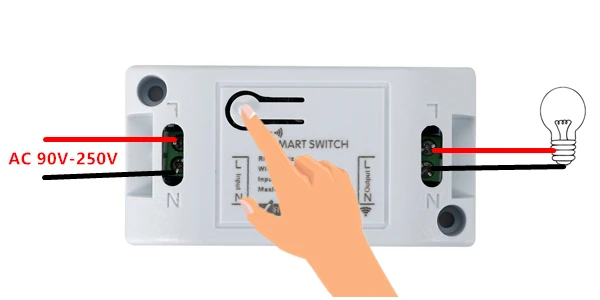 Wi Fi реле Универсальный DIY модуля AC 220V 110V Беспроводной таймер выключения света для