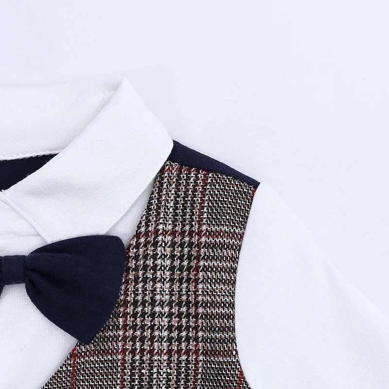 Комбинезоны для маленьких джентльменов сезон весна-осень Roupas мальчиков Одежда