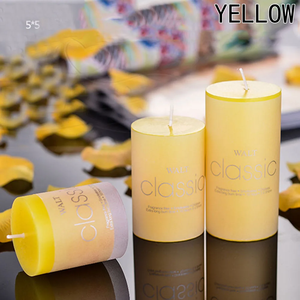 1 шт. ароматические свечи ремесло Подарки свадебная колонна воск бездымного