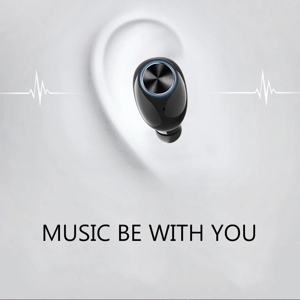 TWS стереонаушники DISOUR V6 с поддержкой Bluetooth 5 0 и внешним аккумулятором на 2600 мА ·