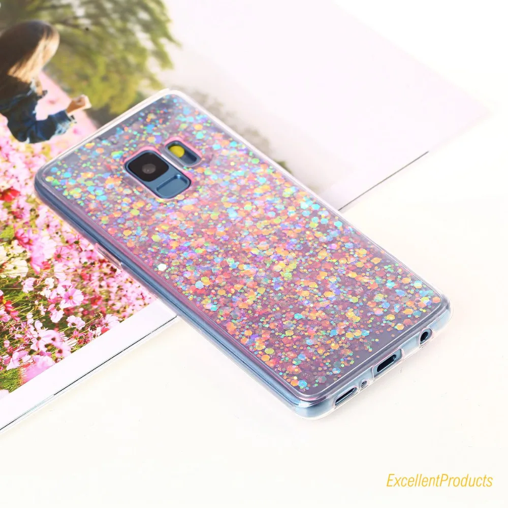 Для samsung Galaxy S9 чехол Роскошные Стразы с блестками Звезда телефонные чехлы