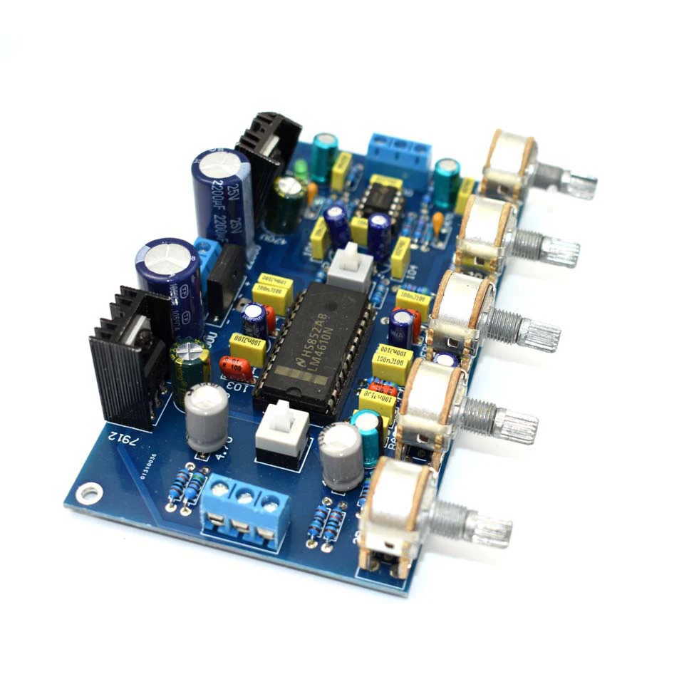 LM4610+ NE5532 предусилитель усилитель тональности доска для Hifi Diy D3-006