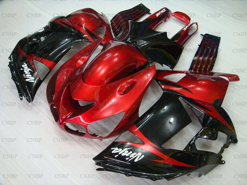 Zx14 Zx 14r 2006 2011 комплекты обтекателей ZZR 1400 2009 Обтекатели из Abs ZZ R1400 06 07 красный