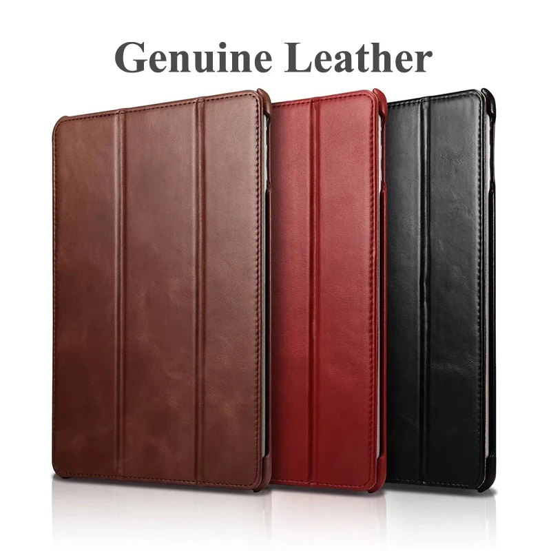 

For iPad 9.7 2017 Case Leather Benuo Genuine Leather Folio Flip Vintage Ultra-thin Standing Leather Case For iPad 9.7 2017 Cover