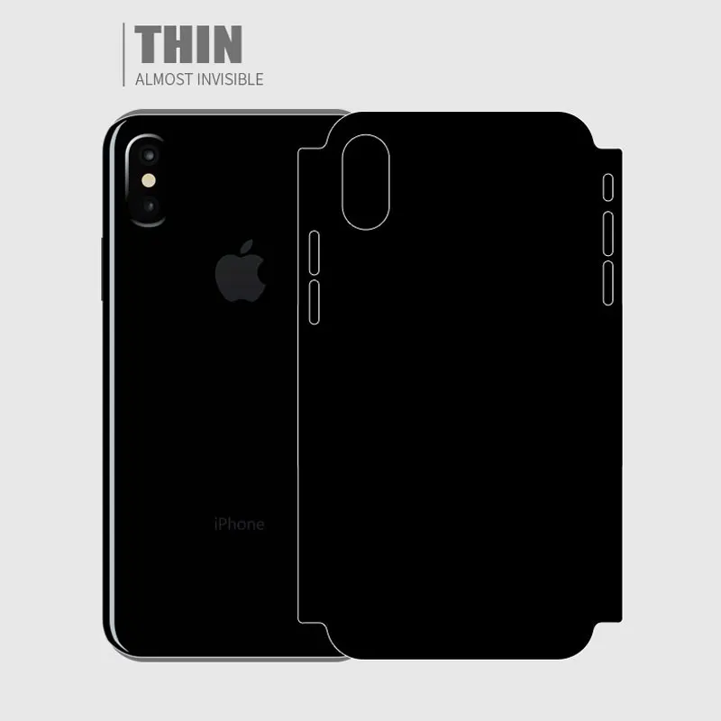 Свежие наклейки с цветами для iPhone X задняя защитная пленка 10 Анти отпечатков