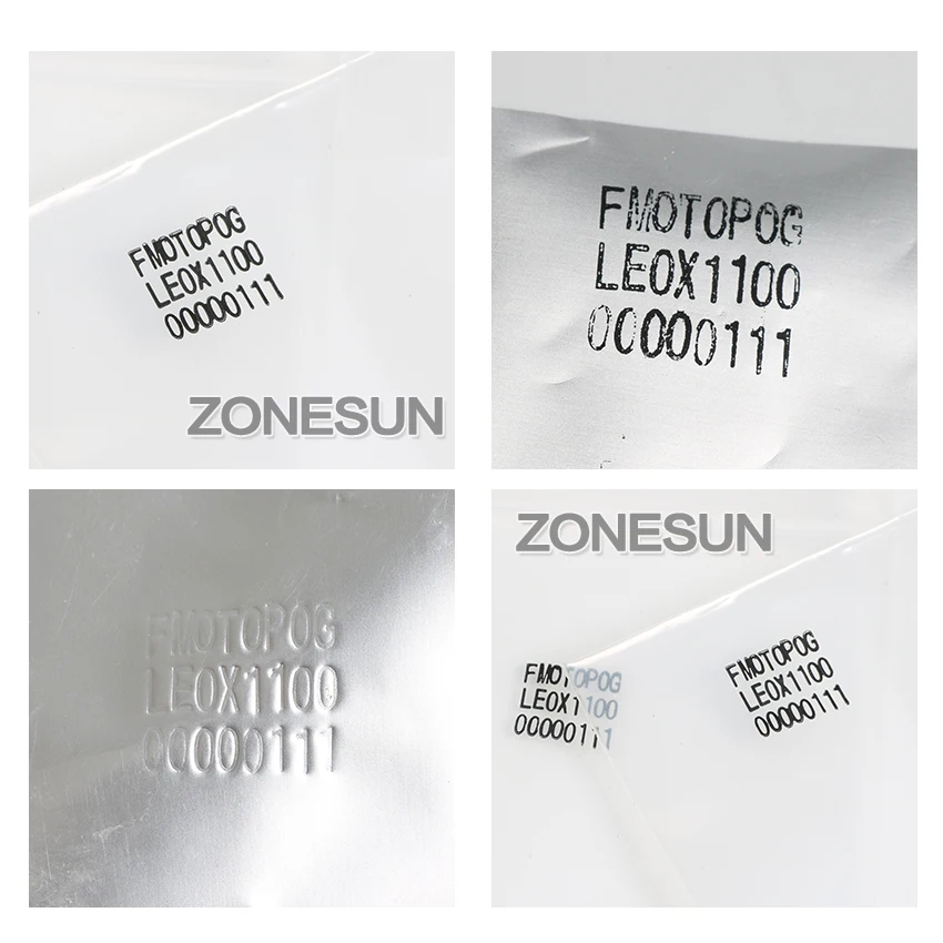 ZONESUN ручной принтер горячего печати ленточный кодер с датой термопресс машина