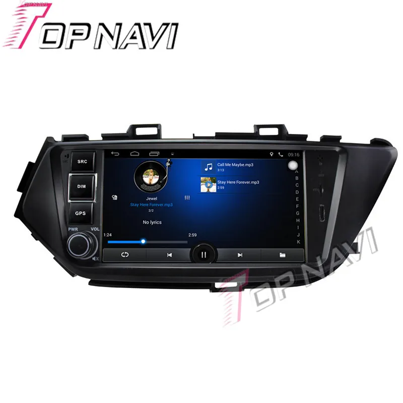 Topnavi 8 ''четырехъядерный Android 6 0 Автомобильный GPS навигатор для NISSAN Bluebird 2015