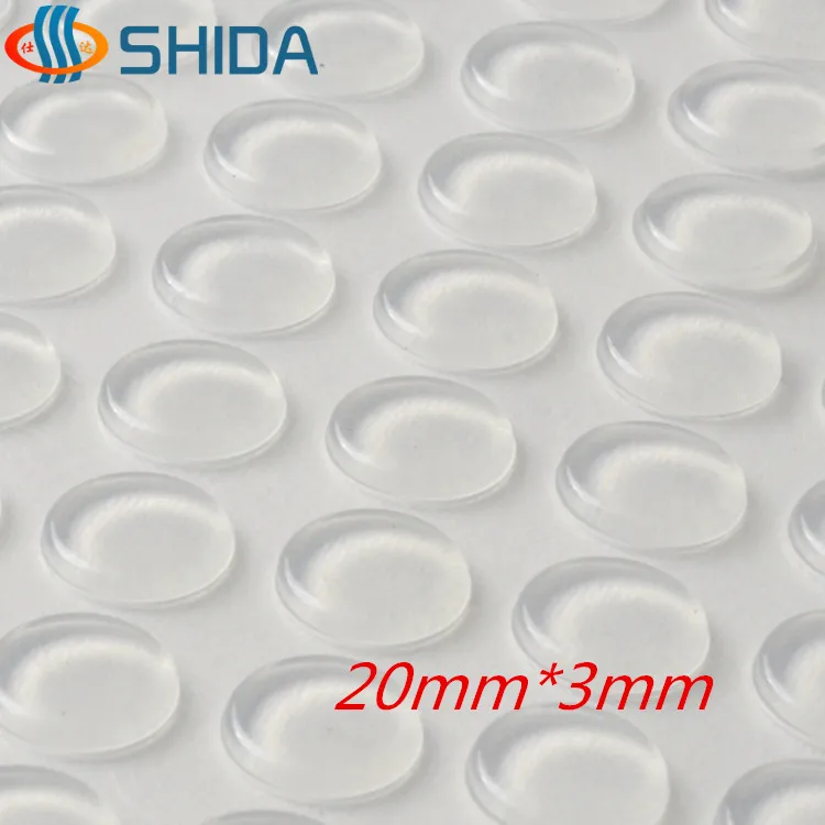 50 шт. силиконовые амортизаторы 20 х3 мм|rubber glass pads|glass table rubber padsglass pad |