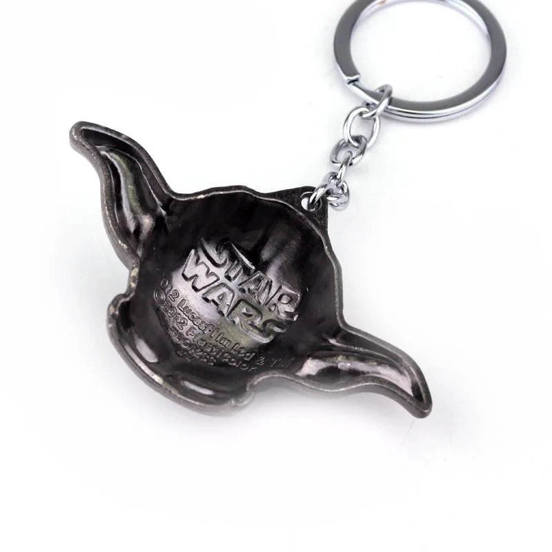 VC-LADY брелок черный пистолет йода ожерелье с подвеской в виде головы металический