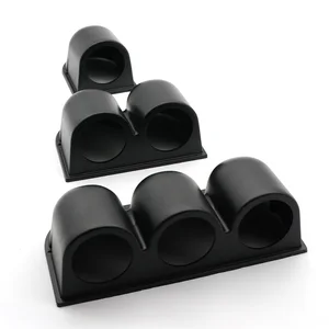 Автомобильный прибор диаметром 52 мм DRAGON, универсальный держатель черного цвета для счетчики автомобилей 2 дюйма