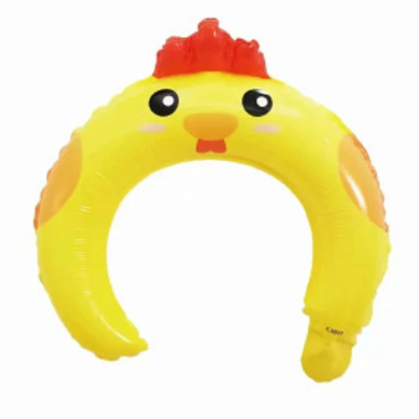 chick Новая детская мультяшная повязка на голову в виде животного, воздушный шар из алюминиевой фольги, маленький подарок на день рождения, украшения для детских игрушек - Цвет: chick