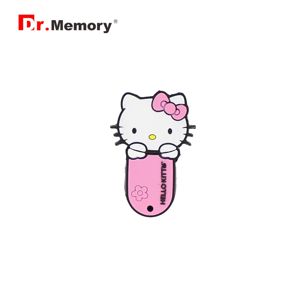 Pink Kitty Мультяшные USB флеш-накопители 8 Гб милый котенок Кот Единорог кролик животное флешки 32 ГБ флеш-накопитель 4 Гб 16 Гб карта памяти творческие подарки - Цвет: Pink Kitty