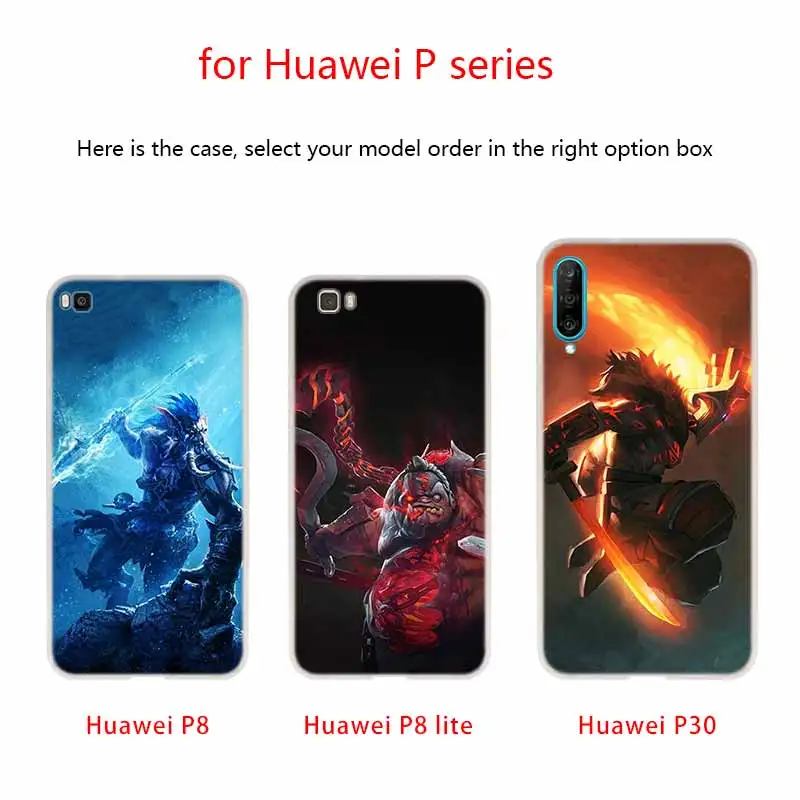 Чехол для телефона Shadow Fiend Dota 2 Huawei P40 P9 P10 P20 P30 Lite чехлы Pro P Smart 2019 мягкий