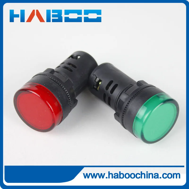 10 шт./лот dia.22 мм led indicator16D 22D/S APT аналогичный индикатор освещение красный зеленый