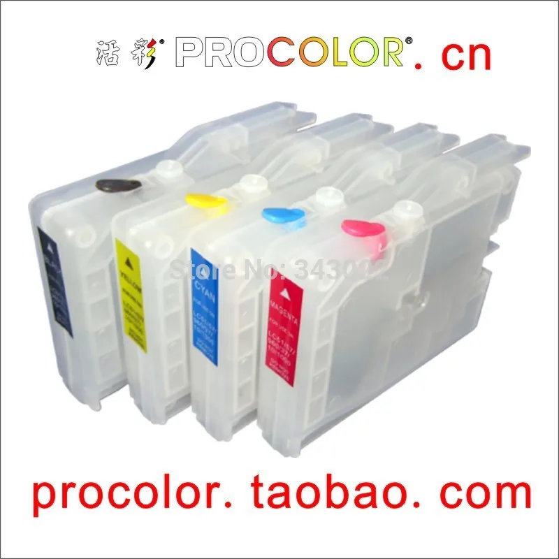 PROCOLOR совместимый чернильный картридж для brother LC10 LC37 LC51 LC57 LC960 LC970 LC1000 FAX-2480C MFC3360C