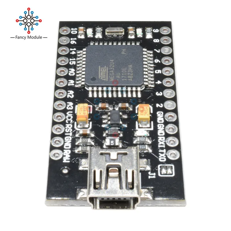 Плата Mini USB ATmega32U4 Pro Micro 5 в 16 МГц модуль платы для Arduino Leonardo ATMega 32U4 Controller reзамена
