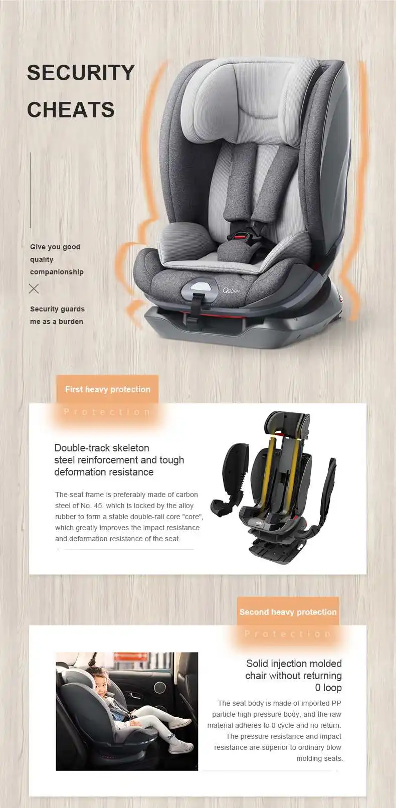 ЕС ECE R44/04 ISOFIX защелка стандартное детское автокресло безопасности сиденье повышение возврата и изменения для 9 months to 12 years Old