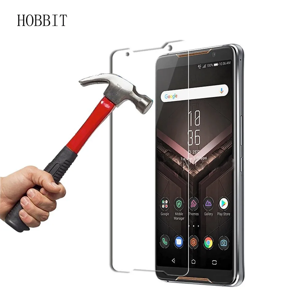 2 упаковки для Asus ROG Phone II 9H 0 3 мм 2.5D прозрачное закаленное стекло Защита экрана