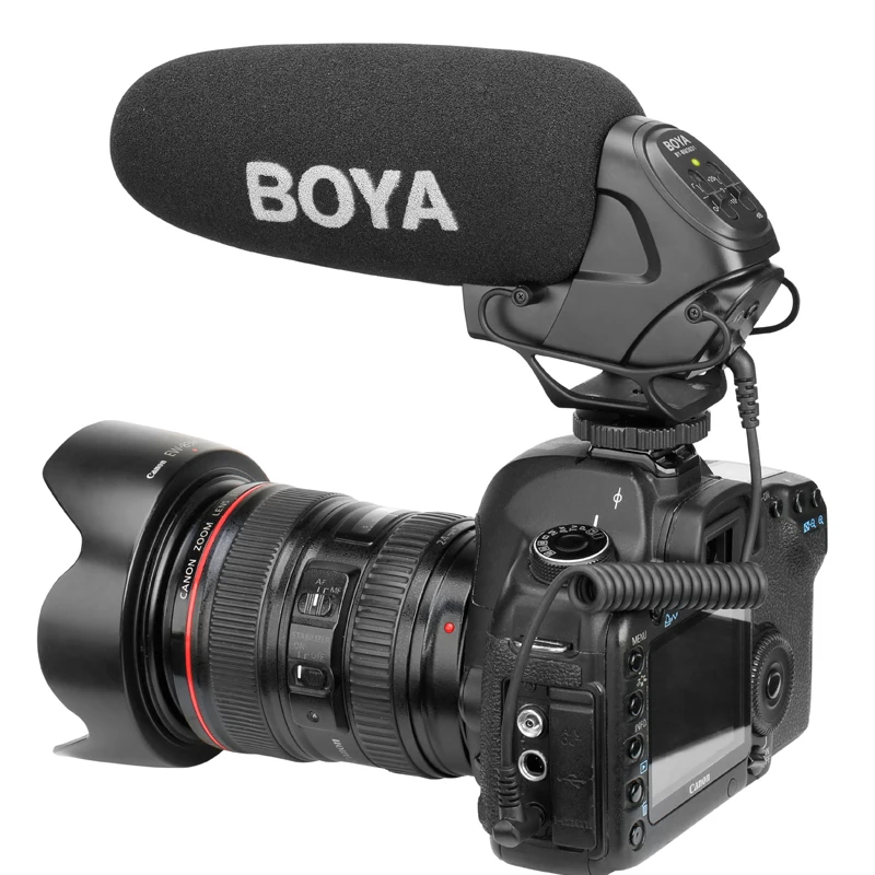 BOYA BM3031 фотография интервью дробовик микрофон для Nikon Canon DSLR камера DV видеокамера для Vloggers/Videomaker