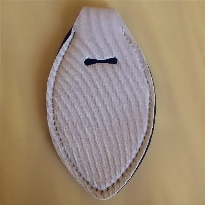 

new arrival sublimation blank key ring neoprene key chain hot transfer printing diy custom consumables 30pcs/lot 6 shapes