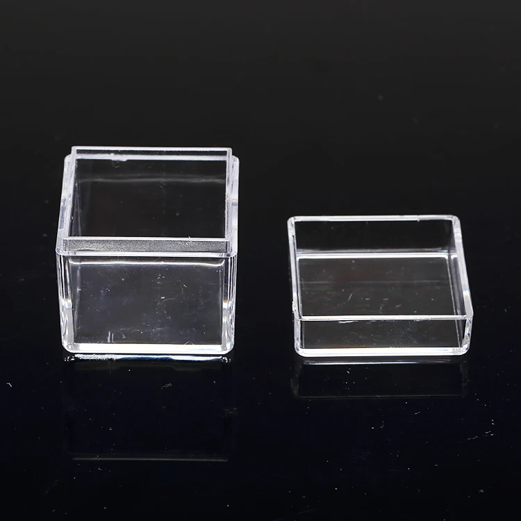 Квадратная коробка из прозрачного пластика 16 размеров | Дом и сад