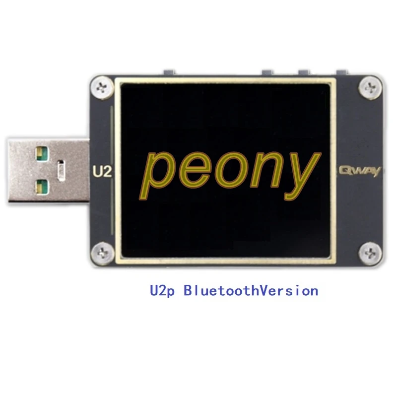 U2p BluetoothVersion Qc4 pd3.0 usb тестер цифровой вольтметр Амперметр voltimetro dc измеритель мощности вольтметр usb тестер напряжения usb детектор-адаптер - Цвет: U2p BluetoothVersion