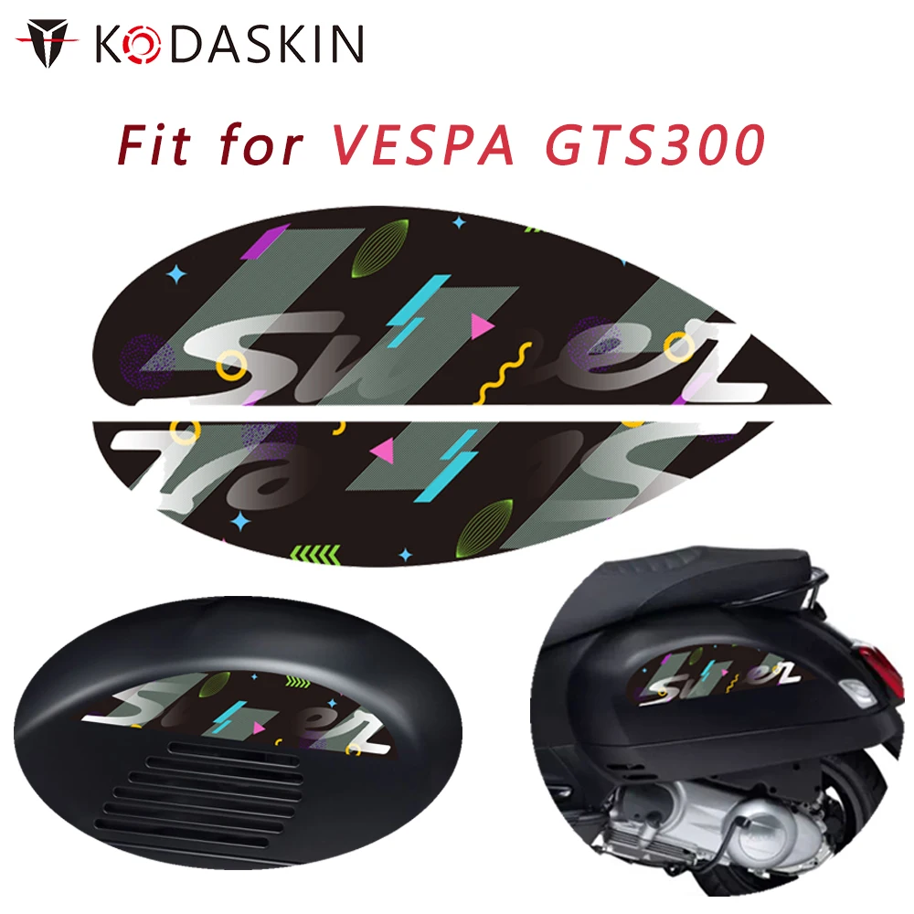 Наклейка KODASKIN 2D с клеем для VESPA GTS300 gts300|Наклейки на автомобиль| |