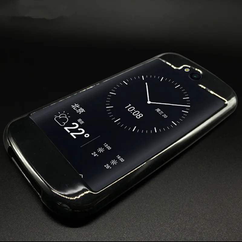Противоударный чехол для Yota YotaPhone 2 роскошный мягкий прозрачный силиконовый из