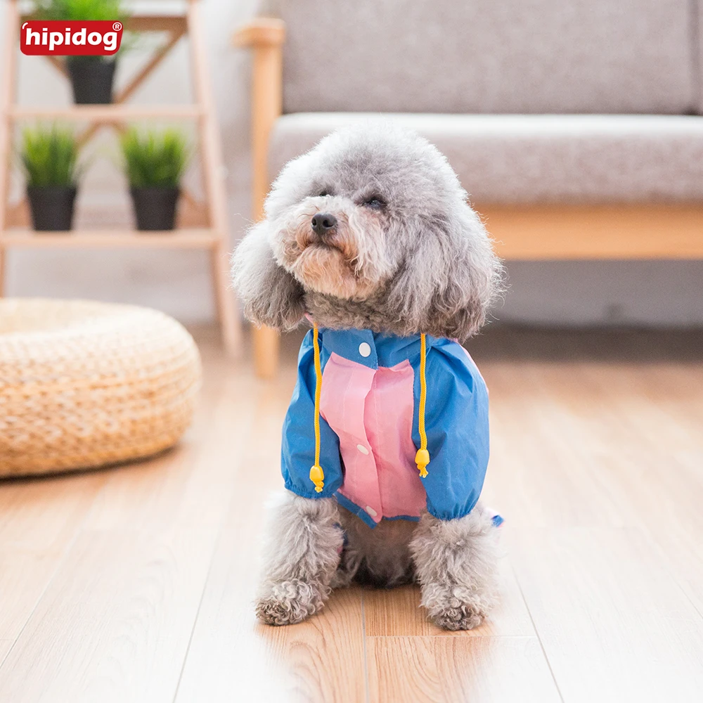 Hipidog нарядная одежда для собак дождевик куртка с капюшоном водонепроницаемая