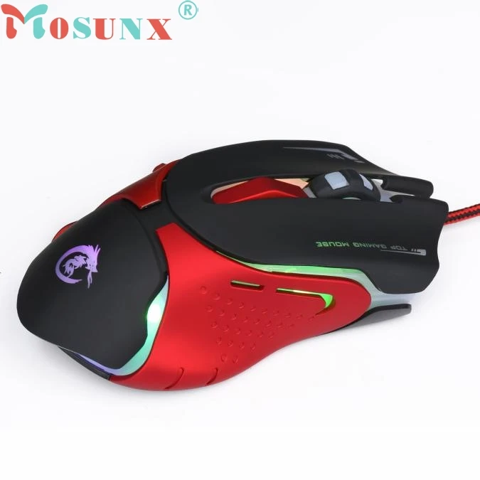 Ecosin2 Горячая 6D LED оптическая USB Проводная 3200 точек/дюйм Pro игровая мышь для