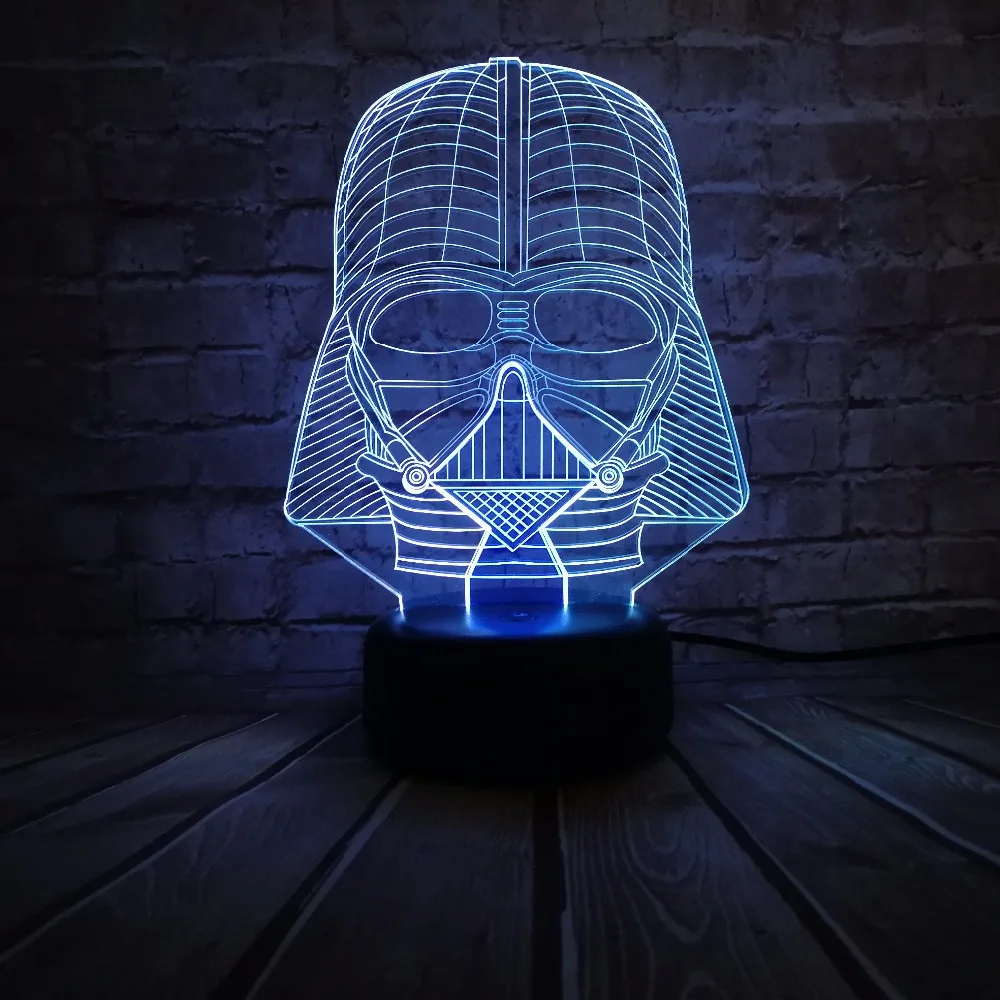 Letras Con Luces Творческий мультфильм Звездные войны фигура Дарта Вейдера смешанные