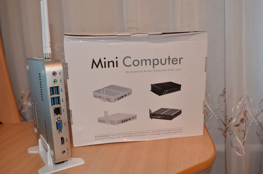 Мультимедиа поддержки мини htpc синий 1080 P разрешение 7 barebone системы с и Linux