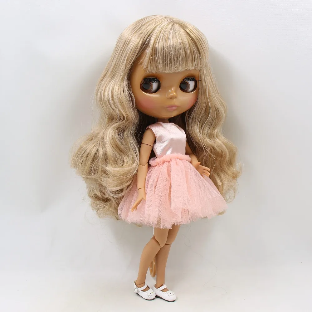 Фабрика blyth кукла 230BL10599400 темная кожа смешанные волосы тела 1/6 30 см