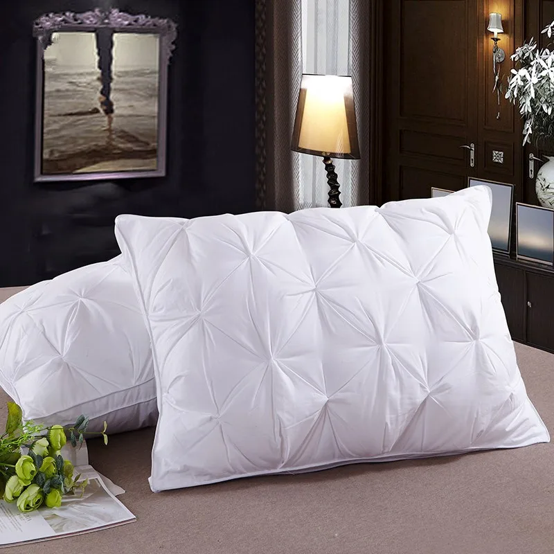 1 шт. Белая Подушка для хлеба дома отеля 48*74 см хлопковая ткань лица полиэстер