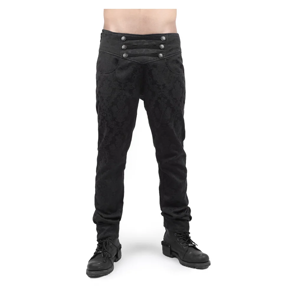 

New Punk Rave Goth Fashion Retro Rock Party Visual Kei Top Men Pants K193 M-4XL