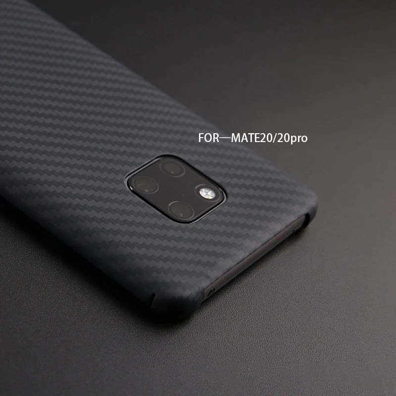 Чехол-Броня из настоящего материала для huawei mate 20 Pro, Тонкий минималистичный прочный Чехол из арамидного волокна для huawei mate 20