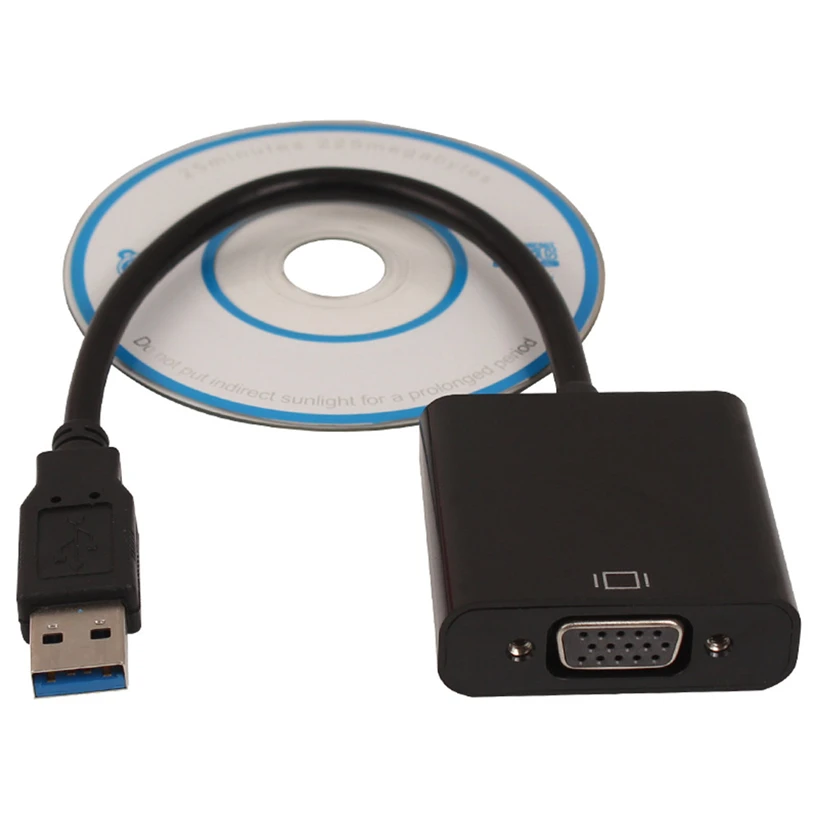 USB 3 0 VGA адаптер дисплея для ПК зеркало хост расширенная линия подключения