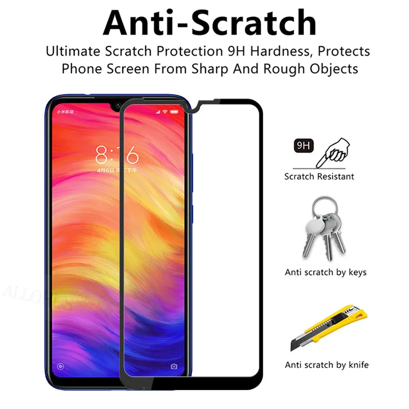 3-в-1 чехол+ Камера закаленное стекло для Redmi 7A Note 7 Glass линза стекло на редми 7 а редми нот 7 Камера стекло бесплатный подарок стекло редми 7а редми ноут 7 чехол+ стекло Redmi 7A Note 7 стекло