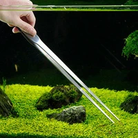 1pc aquarium stainless steel scissor tweezer algae clean sand scrape maintenance tool water plant tank aquarium accessories