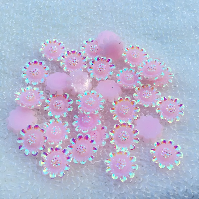 12 мм 40 шт. стразы в форме цветка со стразами для женских платьев B084|Пуговицы| |