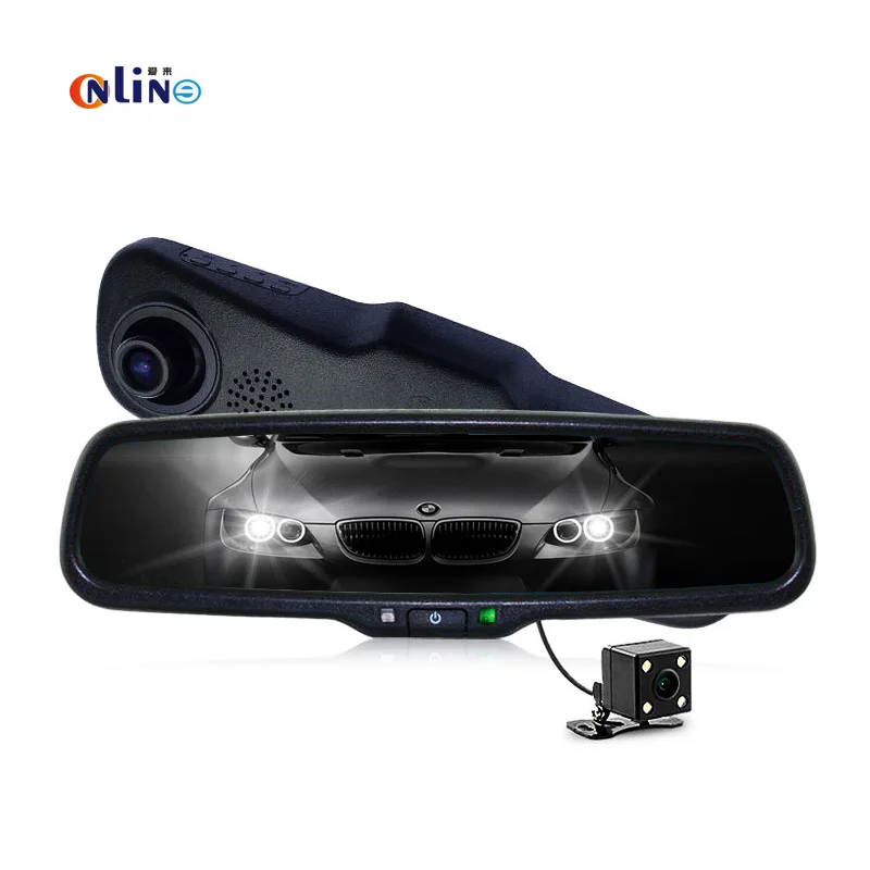 5.3 "TFT ЖК-дисплей Full HD 1080 P 170 градусов H 2.64 автозатемнение Видеорегистраторы для