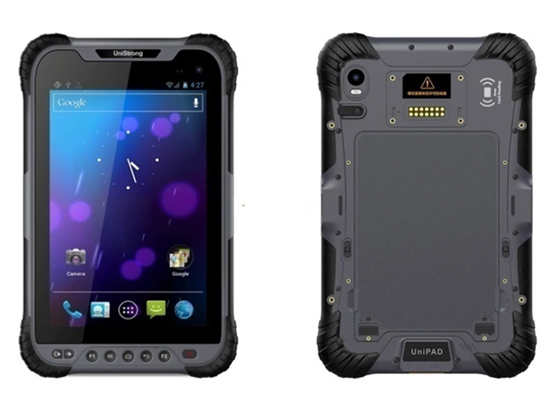 Промышленные прочный Планшеты PC 1D 2D лазерной Android сканера штриховых кодов