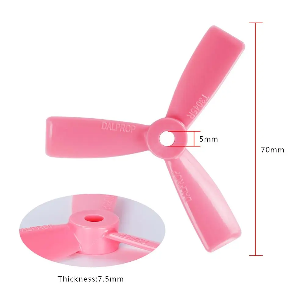 16 шт./8 пар Dalprop T3045BN 3045 3 дюймовый пропеллер с тройным лезвием для бульдозера