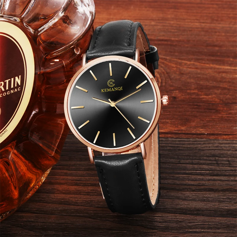 Мужские часы ультра-тонкие модные Montre Homme деловые часы Мужские кварцевые часы римские мужские часы relojes