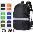 Водонепроницаемый камуфляжный чехол для рюкзака, тактический светоотражающий чехол от дождя для отдыха на открытом воздухе, походов, скалолазания, пыли, 70 л, 75 л, 80 л, 85 л