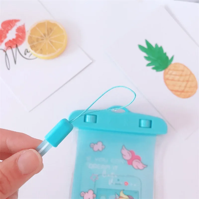 Водонепроницаемая сумка для телефона с милым единорогом русалочкой кошелек