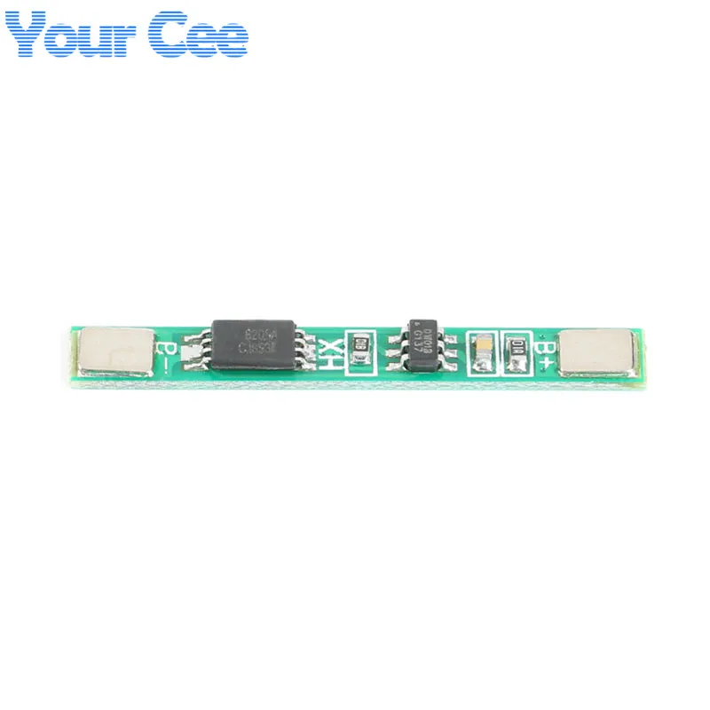 10 шт. 1S 3 7 В 2 а li ion BMS PCM 18650 плата защиты аккумулятора PCB для литий ионный