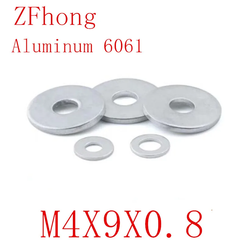 

1000PCS DIN125 M4*9*0.8 4mm Aluminum 6061 Flat Washer Sheet Metal Collar